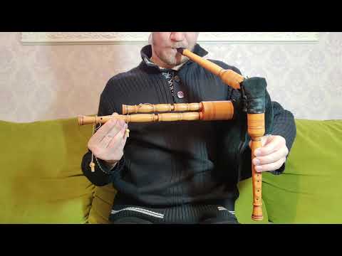 High G & high A keys Säckpipa set