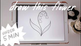 Lily of the Valley | How to Draw Flowers