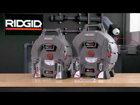 How To Use RIDGID® FlexShaft® Drain Cleaning Machines