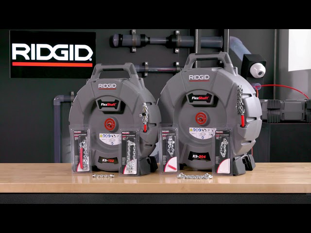 ridgid Avlopssfjäder ridgid flexshaft k9-204+