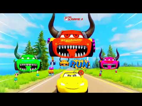 Lightning McQueen Super megamix Monster Cars  || Coffin dance Astronomia Cover🔥
