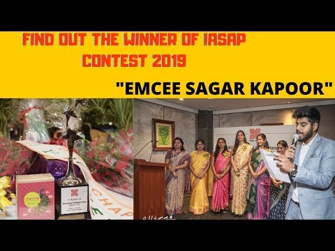 Anchor Sagar Kapoor | Hosted Administrative Professional of the year Contest at ITC Maurya.