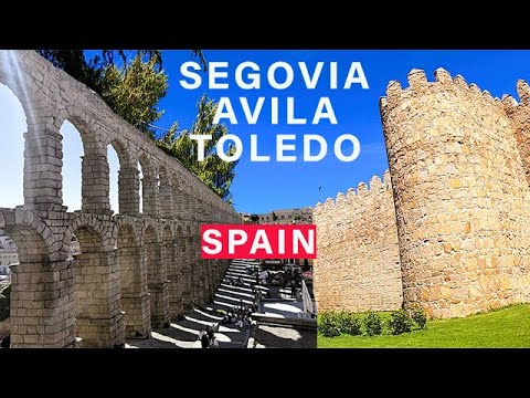 SEGOVIA, AVILA & TOLEDO | BEST DAY TRIPS FROM MADRID | Three Cities in One Day