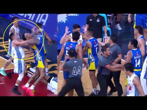 Magnolia players want to FIGHT Kib Montalbo after Hitting Tyler Bey