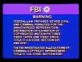 Opening To The Principal 2000 VHS