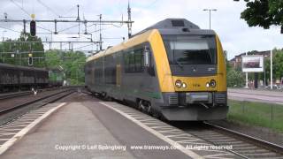 preview picture of video 'Värmlandstrafik Y31 1416, Bombardier Itino, MU train in Karlstad, Sweden'
