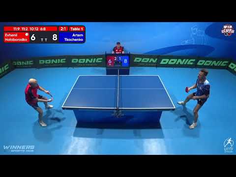 02:30 Evhenii Holoborodko 3-1 Artem Tkachenko West 7 WIN CUP 06.12.2022 | TABLE TENNIS WINCUP