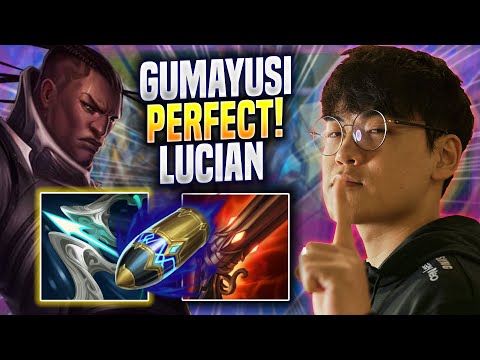 GUMAYUSI PERFECT GAME WITH LUCIAN! - T1 Gumayusi Plays Lucian ADC vs Ezreal! | Season 2023