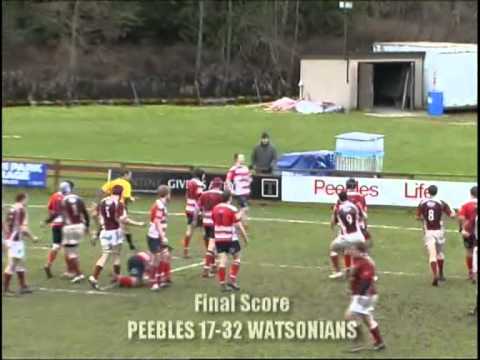 BORDERS RUGBY ROUNDUP 22 - 6 MAR 2011 - PEEBLES v WATSONIANS