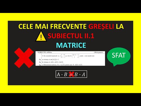 USEFUL TIPS BAC MATHEMATICS – SUBJECT 2 MATRICES, DETERMINANT, EQUATIONS, FREQUENT ERRORS M2M1