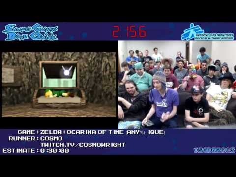 The Legend of Zelda: Ocarina of Time Speedrun by Cosmo, live at SGDQ2013