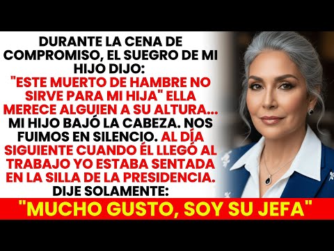 En El Compromiso, El Suegro De Mi Hijo Gritó “Este Muerto De Hambre No Sirve Para Mi Hija” Entonces…