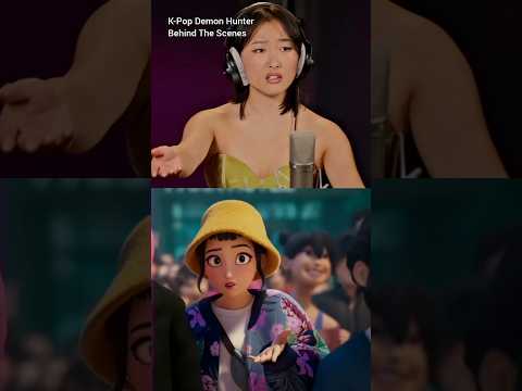 Behind The Scenes from K-pop Demon Hunter #kpop #demonhunter #kpopdemonhunters #huntrix #bts