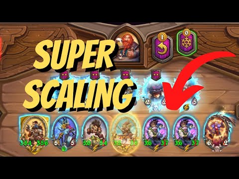 This QUILBOAR SUPER SCALING is NUTS | Hearthstone bBattlegrounds