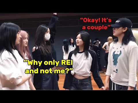 IVE WONYOUNG asking YUJIN to also buy them a couple pants after getting jealous of REI