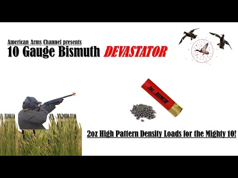 10 Gauge Bismuth Devastator: 2oz High Pattern Density Loads