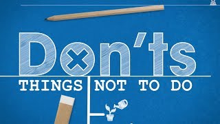ACI Ladder Safety - Dont's