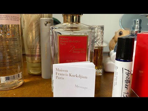 BR540 and all of her relations. Perfume dupes review and comparison