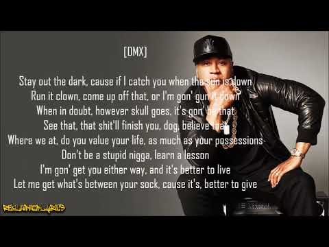 LL Cool J - 4, 3, 2, 1 ft. Canibus, DMX, Method Man & Redman (Lyrics)