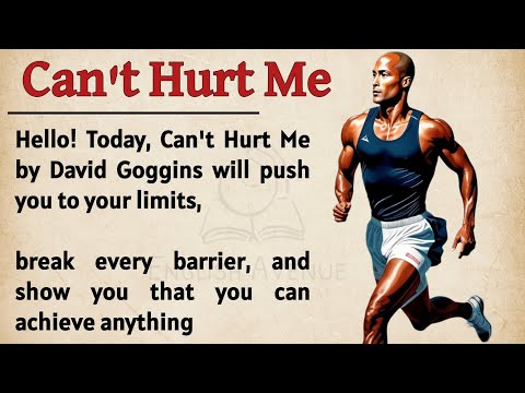 Can't Hurt Me Book Summary In English || Learn English Through Story 🔥 || Listening Practice ✅