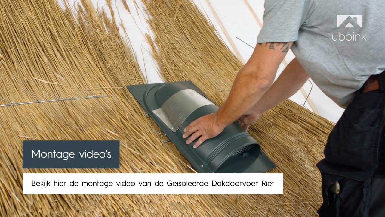 Geïsoleerde Dakdoorvoer Riet