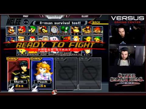 VS Weekly 6/05/16 - Losers Semis - Pwof (Marth) vs Eliott (Peach) - Melee