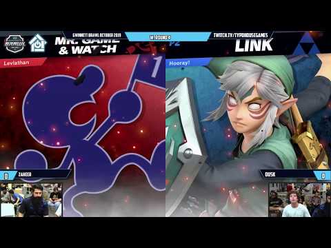 Gwinnett Brawl October 2019 - Dusk(Game & Watch) VS Zaheer(Link) - W. Round 4