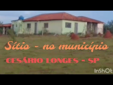 Sitio no Município de Cesário Langes - Interior de São Paulo 