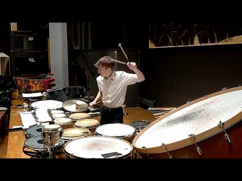 Iannis Xenakis - Psappha (performed by Gabriel Michaud)