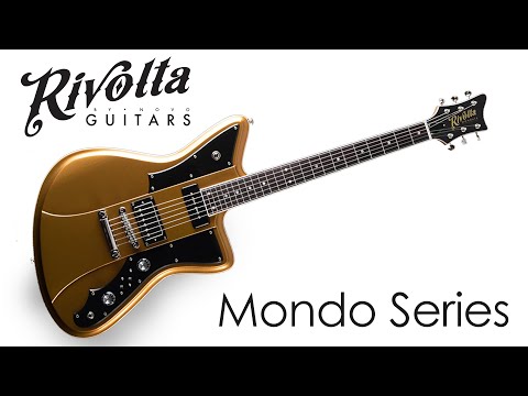 Rivolta Guitars Mondo Mondata with Gig Bag 2022  Burgundy Mist Metallic image 6