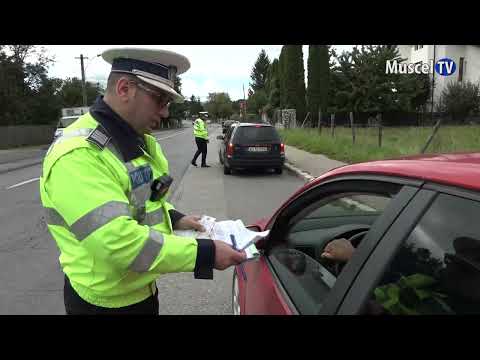Jurnal MUSCEL TV 22.09.2022 Control poliția rutieră la Câmpulung