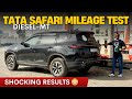 TATA SAFARI DIESEL MT MILEAGE TEST TATA SAFARI FUEL EFFICIENCY TEST MOTORCENT
