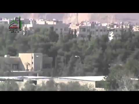 استهداف قوات النظام في إدارة المركبات من قبل لواء أم القرى في محافظة ريف دمشق