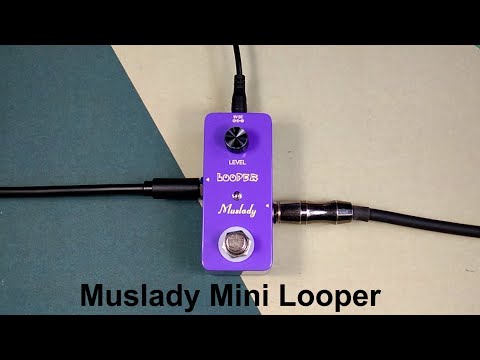 Muslady Mini Looper Effect Pedal Guitar Loopers Bass Loop Pedal