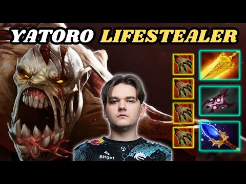 🔥 YATORO Lifestealer Hard Carry Highlights 7.34c 🔥 Enemy Rage Quit Deleted - Dota 2