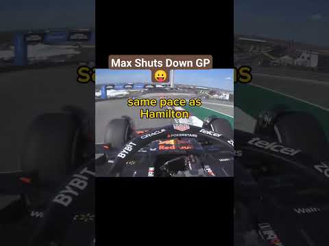Max Shuts Down GP on Radio #shorts #f1 #austingp