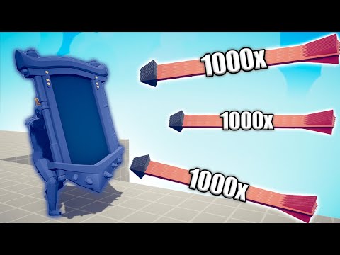 RAINBOW FRIENDS MIRROR SHIELD vs 1000x OVERPOWERED UNITS - TABS | Totally Accurate Battle Simulator