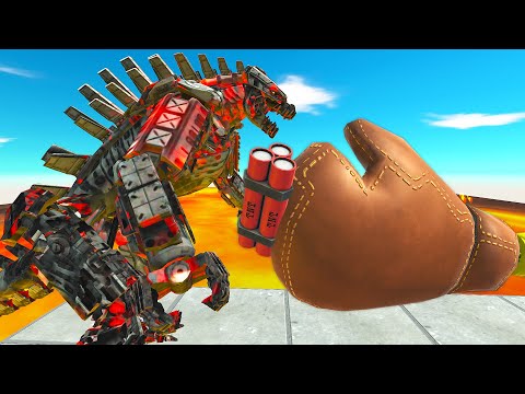 Dynamite Glove vs Monsters - Animal Revolt Battle Simulator