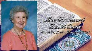 Mae Inez Broussard Curtis' Keepsake Video