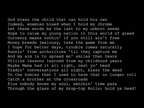 2Pac - Hold Ya Head Lyric Video