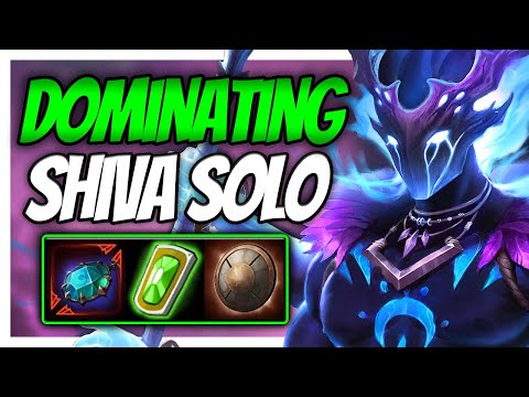 THIS HP5 SHIVA BUILD MAKES HIM A MENACE! - Shiva Smite solo Ranked