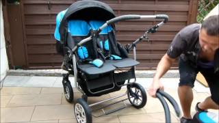 ZWILLINGS- UND GESCHWISTERWAGEN twin pram stroller DUET