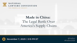 Click to play: Made in China: The Legal Battle Over America’s Supply Chains