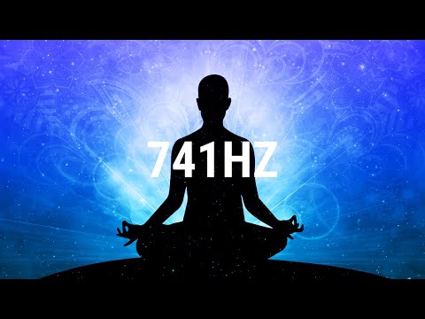 Throat Chakra 741 hz Pure Tone | Vishudda Chakra | Sacred Solfeggio Tone | Meditation Sounds