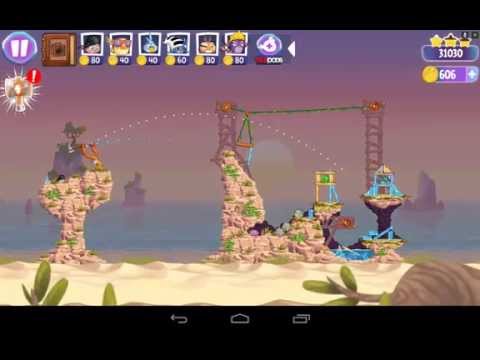 ANGRY BIRDS STELLA BEACH DAY{EPISODE 2} LEVEL 59 THREE STAR WALKTHROUGH