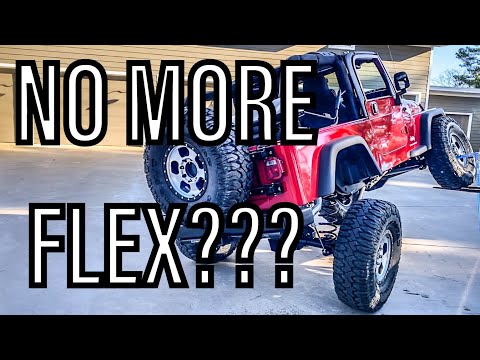 Jeep LJ 1 Ton "SuperJ" SwayLoc Install | Flex Test | Off Road Selectable Dual Rate Sway Bar