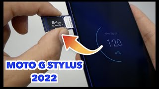 Moto g stylus 2022 how to insert SIM /SD cards for straight talk, Tracfone, total wireless,