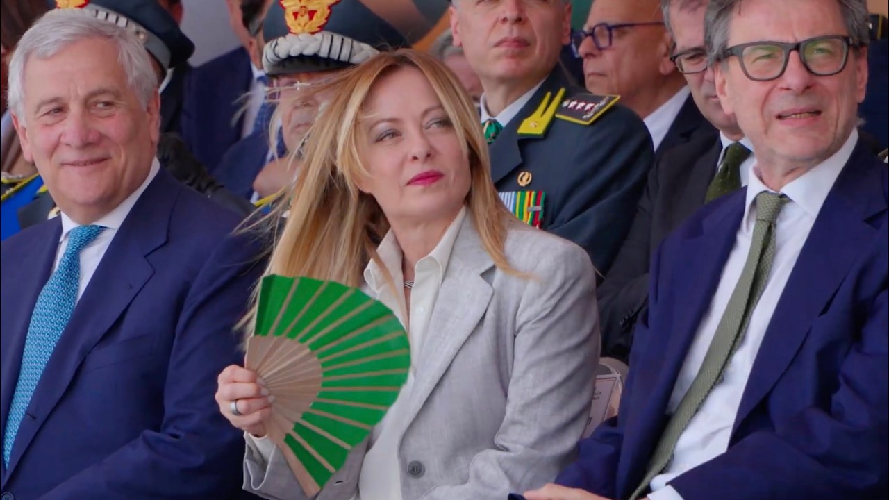 GIORGIA MELONI A FOGGIA PER IL 252° ANNIVERSARIO DI FONDAZIONE DELLA GUARDIA DI FINANZA