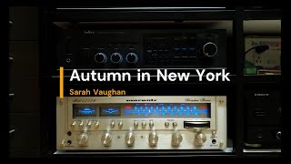 Autumn in New York  -  Sarah Vaughan  - Lyrics