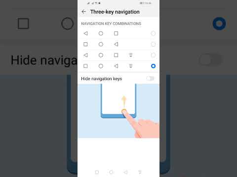 Navigation bar in Huawei and Honor